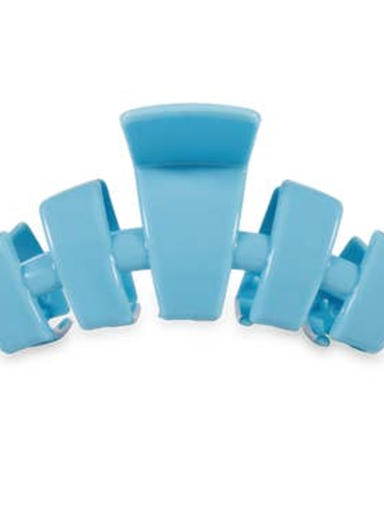 TELETIES Large Classic Claw Hair Clip in Summer Sky