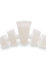 TELETIES Classic Coconut White Medium Hair Clip