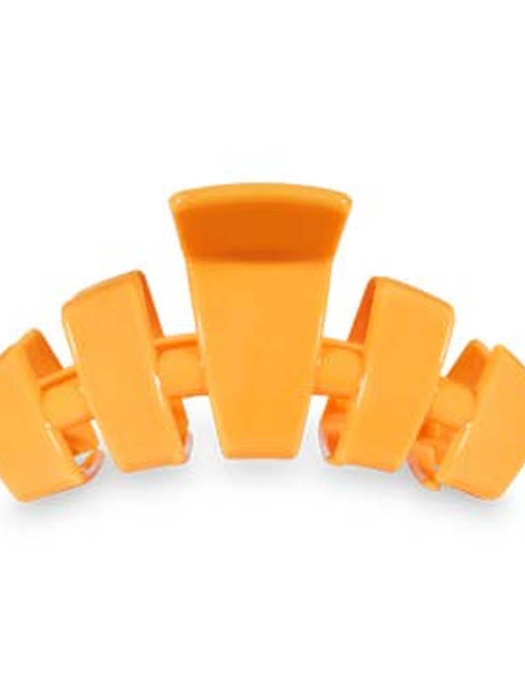 TELETIES Large Classic Claw Hair Clip in Mango For It!