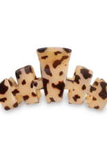 TELETIES Classic Blonde Tortoise Small Claw Hair Clip