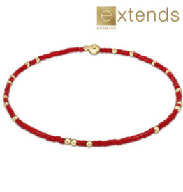 ENEWTON DESIGN Extends Hope Unwritten Bracelet - Bright Red/Gold