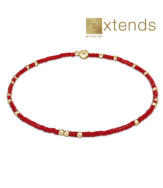 ENEWTON DESIGN Extends Hope Unwritten Bracelet - Bright Red/Gold