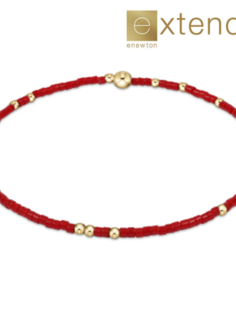 ENEWTON DESIGN Extends Hope Unwritten Bracelet - Bright Red/Gold