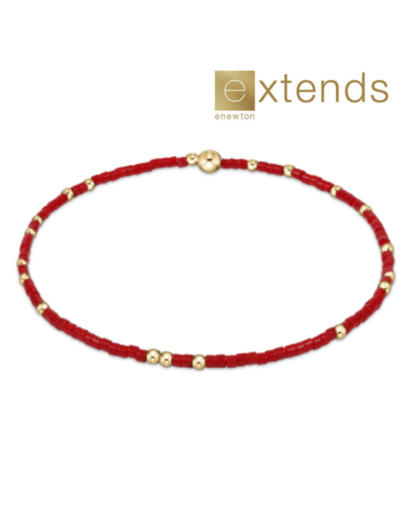 ENEWTON DESIGN Extends Hope Unwritten Bracelet - Bright Red/Gold