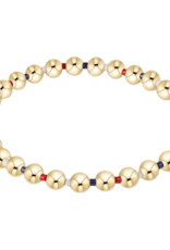 ENEWTON DESIGN Hope Grateful 5mm Bead Bracelet - Firecracker/Gold