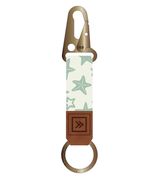THREAD WALLETS Keychain Clip in Starfish