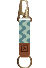 THREAD WALLETS Keychain Clip in Waves THREAD WALLETS Keychain Clip in Waves