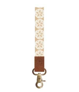 THREAD WALLETS Wrist Lanyard in Sand Dollar