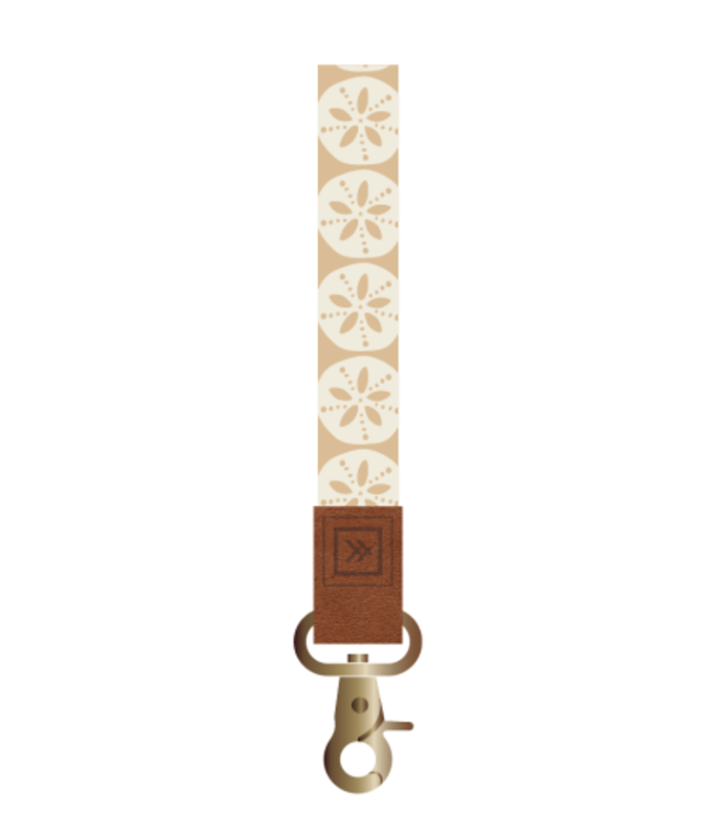 Wrist Lanyard in Sand Dollar