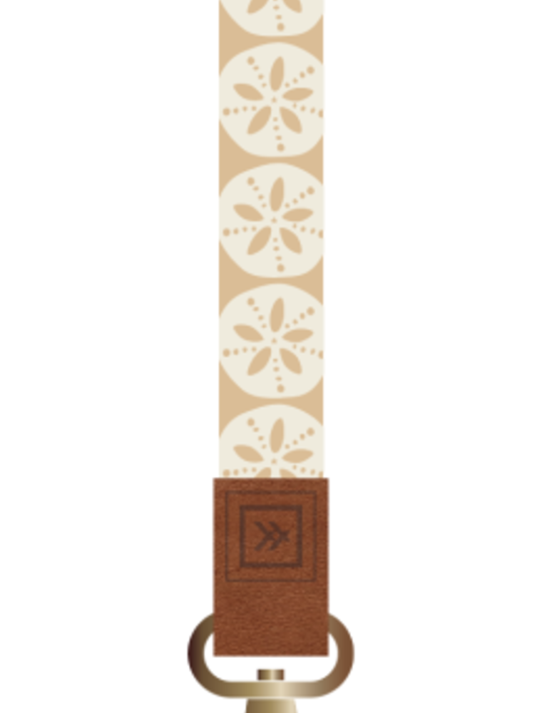 THREAD WALLETS Wrist Lanyard in Sand Dollar