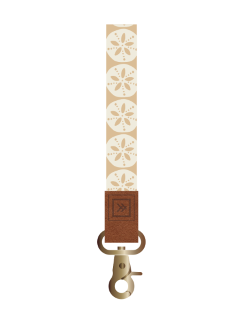 THREAD WALLETS Wrist Lanyard in Sand Dollar
