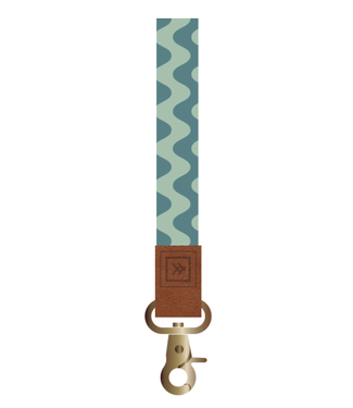 THREAD WALLETS Wrist Lanyard in Waves