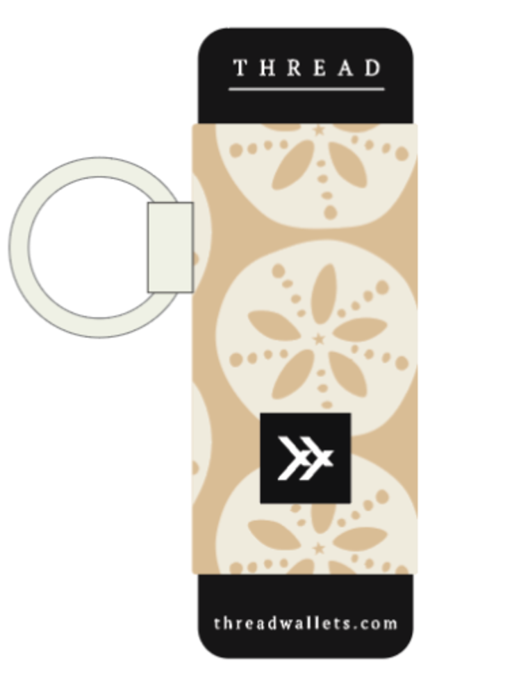 THREAD WALLETS Lip Balm Holder in Sand Dollar