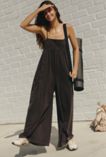 FREE PEOPLE MOVEMENT Hot Shot Strappy Onesie in Black