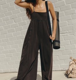 FREE PEOPLE MOVEMENT Hot Shot Strappy Onesie in Black
