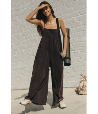 FREE PEOPLE MOVEMENT Hot Shot Strappy Onesie in Black