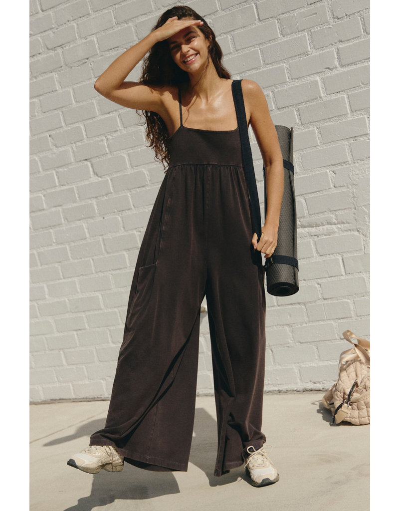 FREE PEOPLE MOVEMENT Hot Shot Strappy Onesie in Black