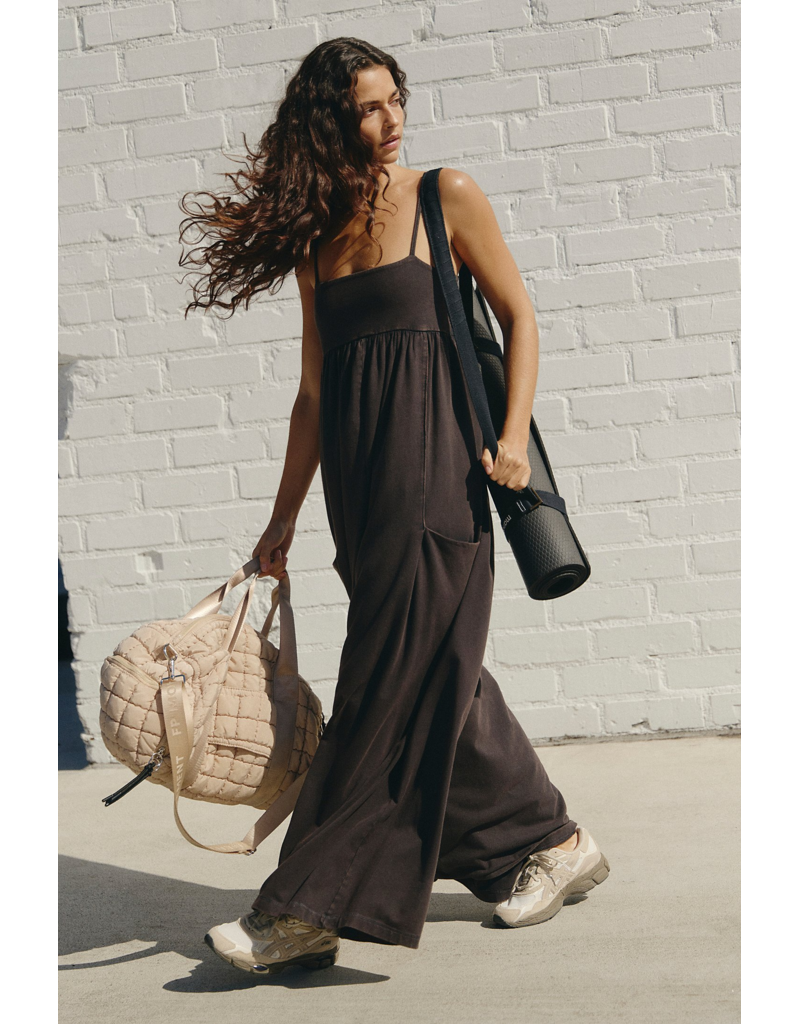 FREE PEOPLE MOVEMENT Hot Shot Strappy Onesie in Black