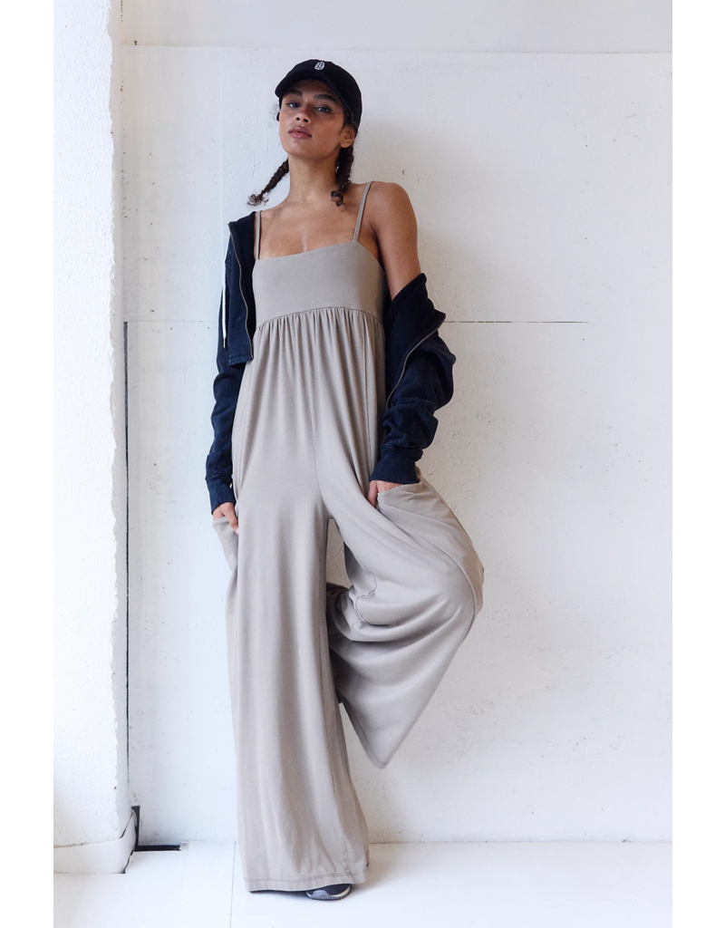 FREE PEOPLE MOVEMENT Hot Shot Strappy Onesie in Hickory