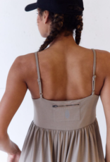 FREE PEOPLE MOVEMENT Hot Shot Strappy Onesie in Hickory