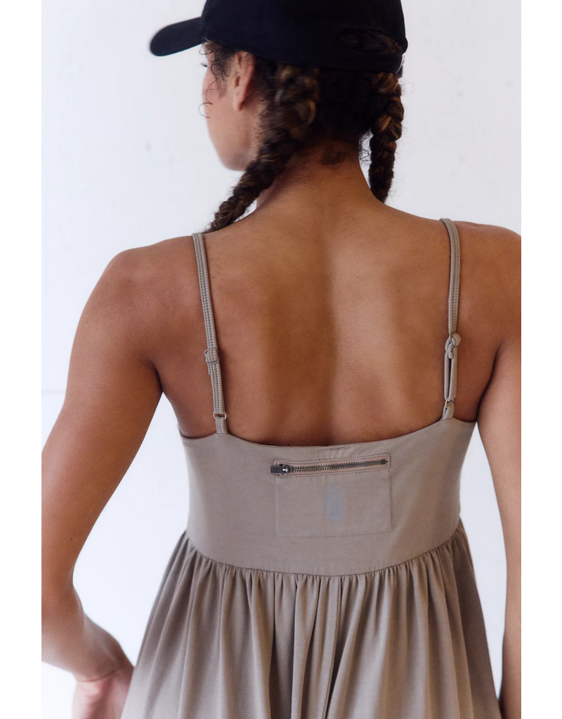 FREE PEOPLE MOVEMENT Hot Shot Strappy Onesie in Hickory