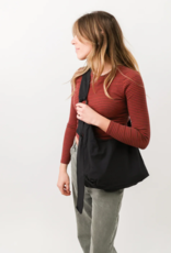 THREAD WALLETS Mini Slouchy Bag in Black THREAD WALLETS Mini Slouchy Bag in Black