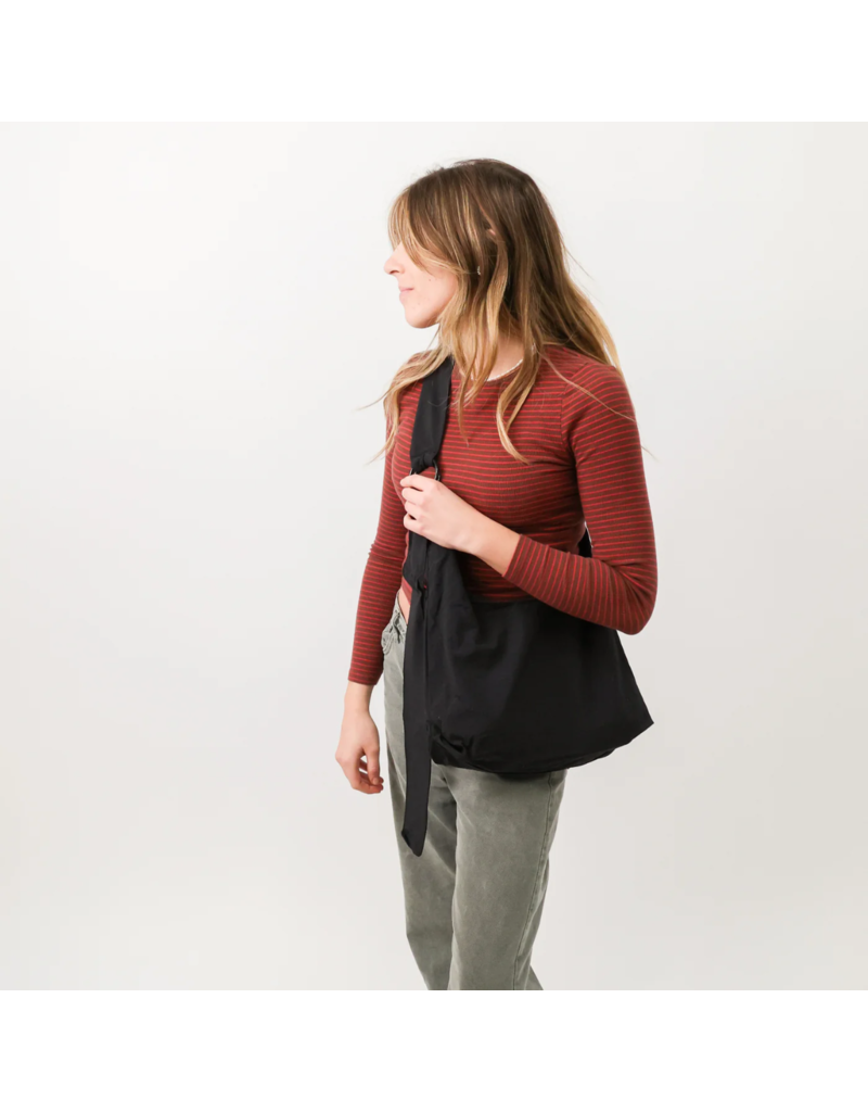 THREAD WALLETS Mini Slouchy Bag in Black