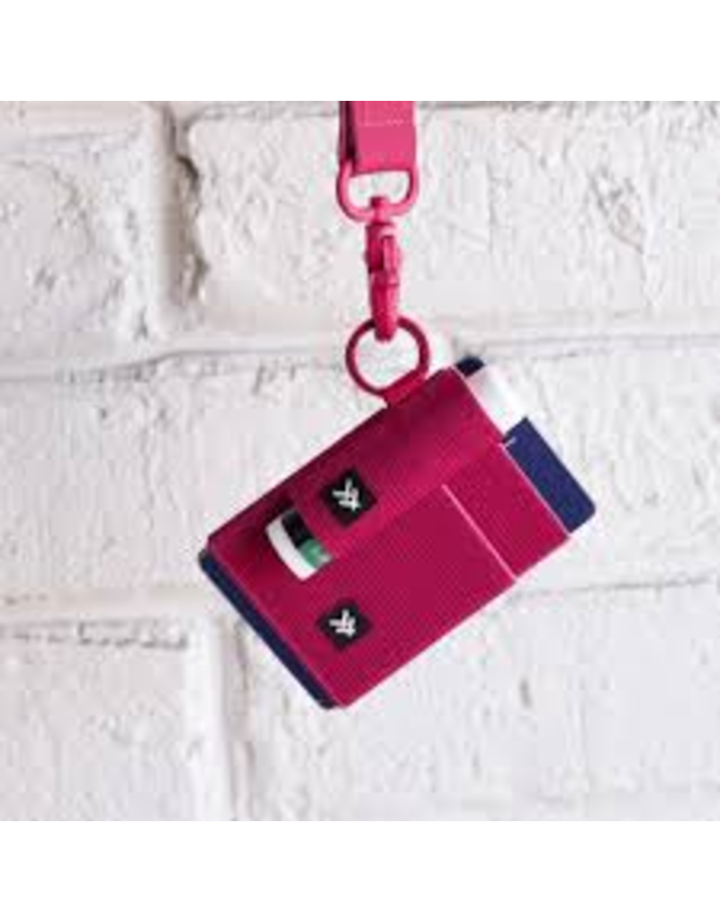 THREAD WALLETS Lip Balm Holder in Magenta