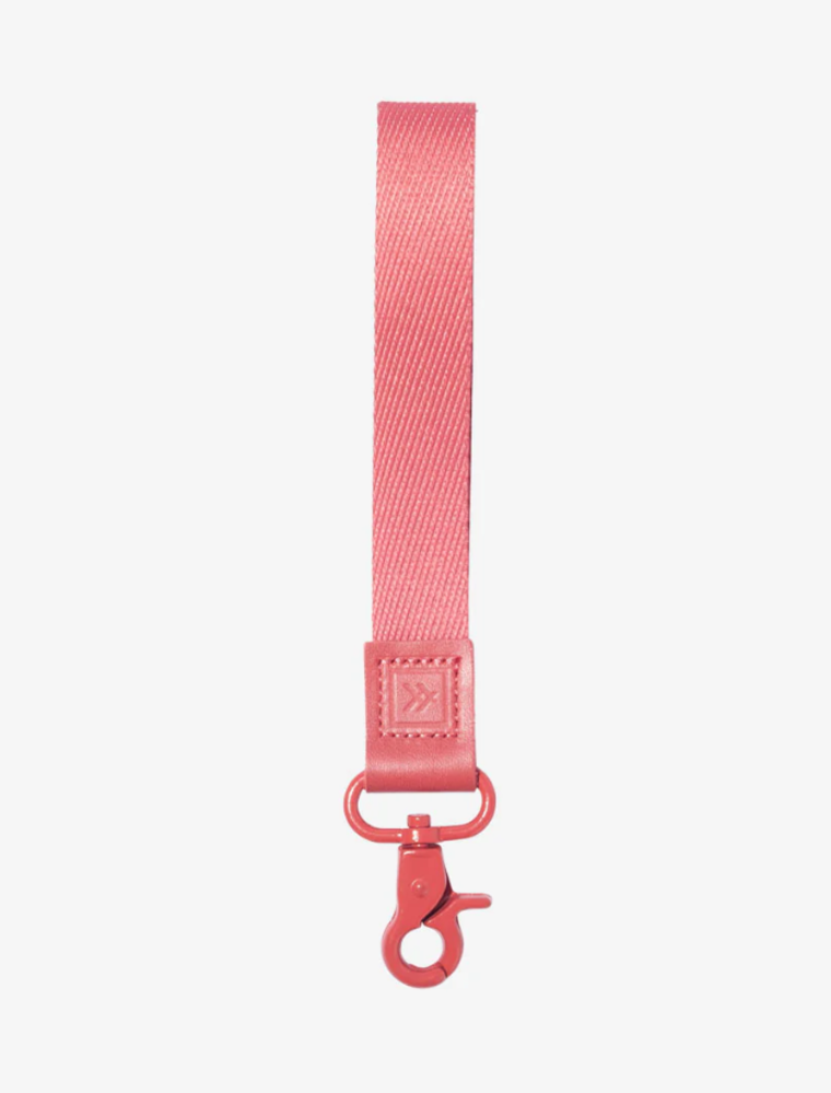 THREAD WALLETS Wrist Lanyard in Rose Water