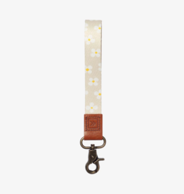 THREAD WALLETS Wrist Lanyard in Luna Beige