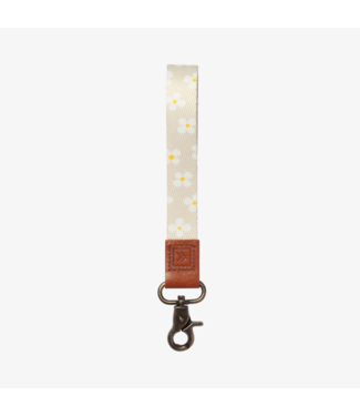THREAD WALLETS Wrist Lanyard in Luna Beige