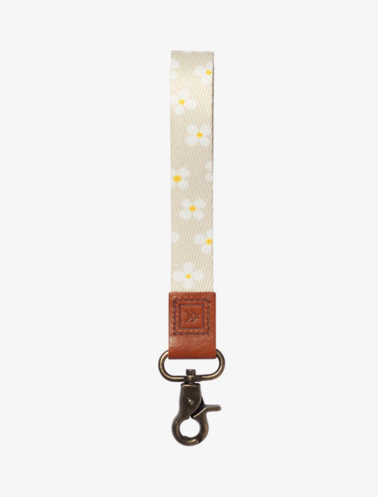 THREAD WALLETS Wrist Lanyard in Luna Beige