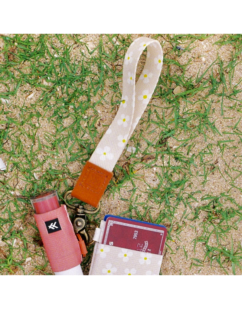 THREAD WALLETS Wrist Lanyard in Luna Beige