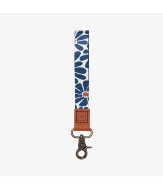 THREAD WALLETS Wrist Lanyard in Emmeline Navy