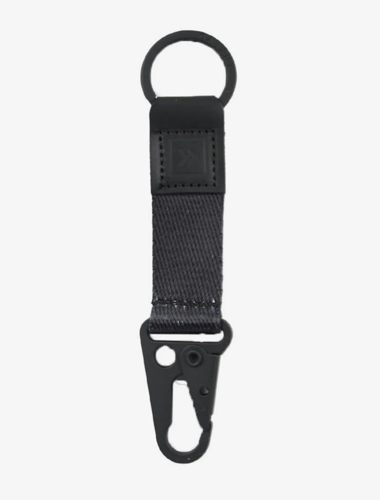 THREAD WALLETS Keychain Clip in Black