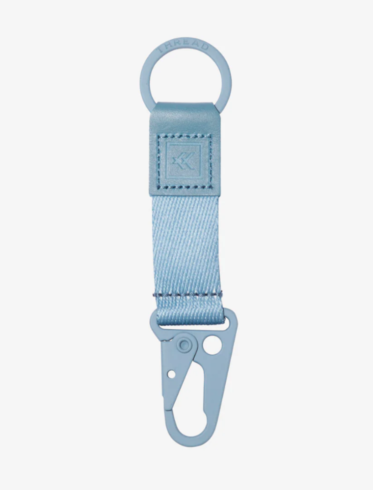 THREAD WALLETS Keychain Clip in Surf Blue