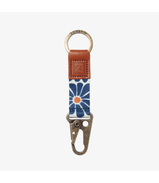 THREAD WALLETS Keychain Clip in Emmeline Navy