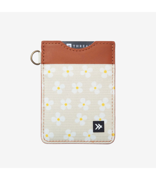 Vertical Wallet in Luna Beige