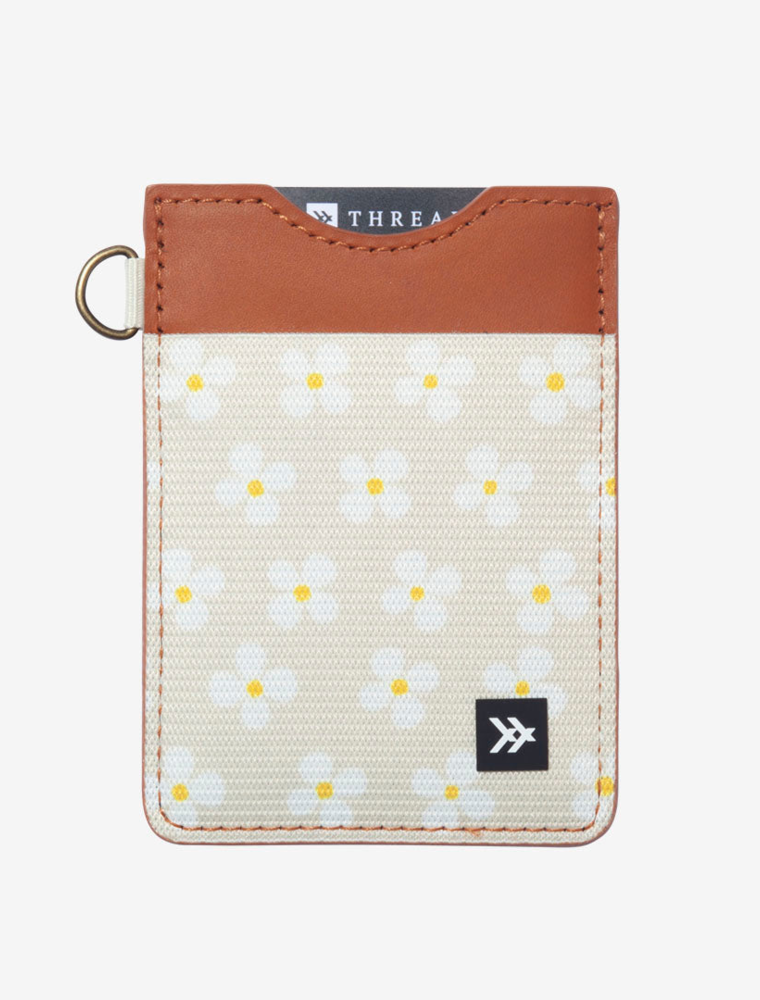 THREAD WALLETS Vertical Wallet in Luna Beige