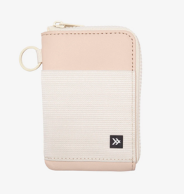 THREAD WALLETS Zipper Wallet in Off White