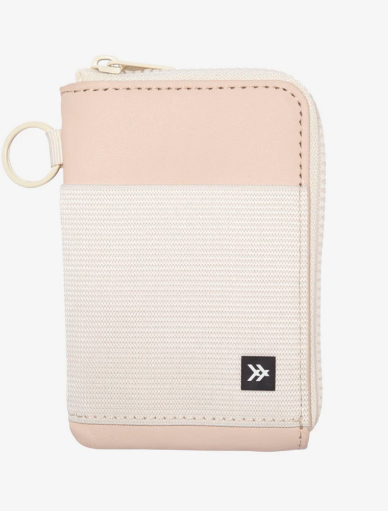 THREAD WALLETS Zipper Wallet in Off White