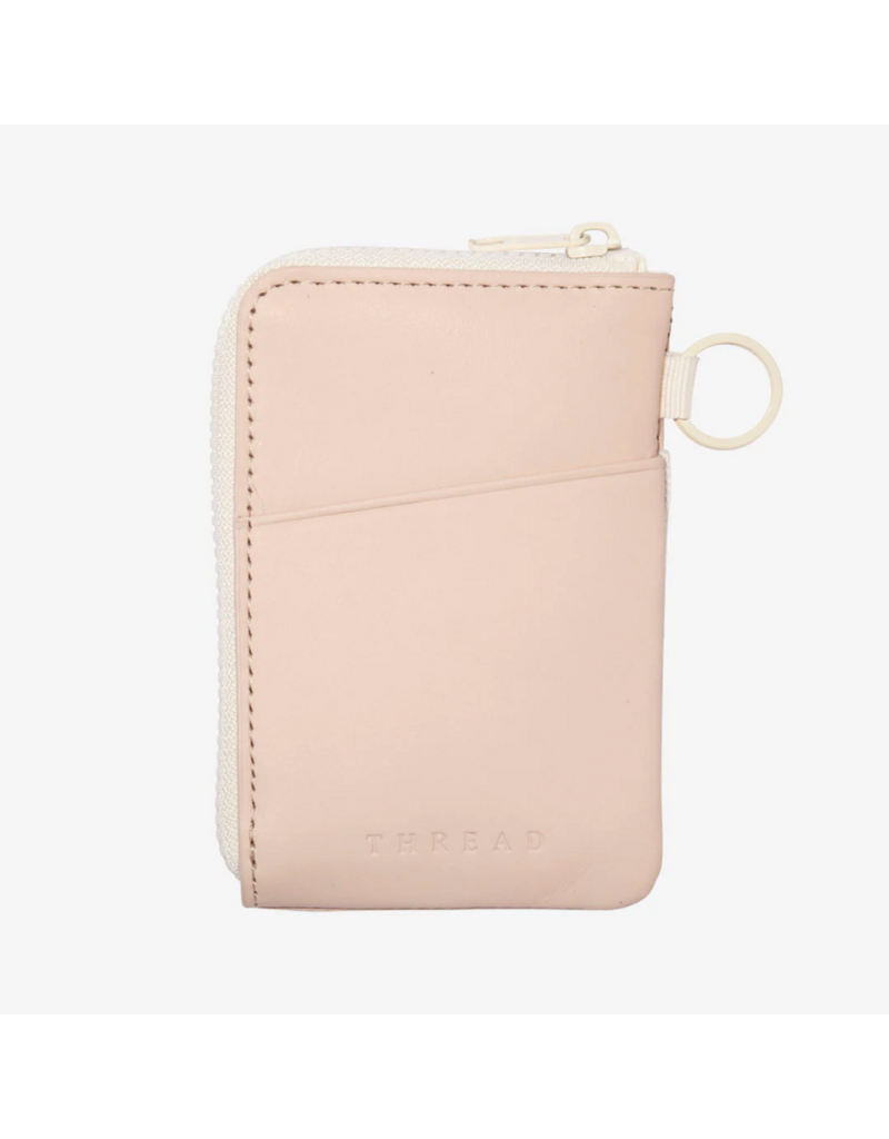 THREAD WALLETS Zipper Wallet in Off White