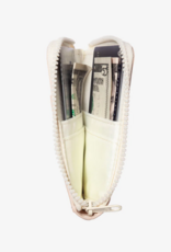 THREAD WALLETS Zipper Wallet in Off White