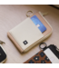 Zipper Wallet in Off White