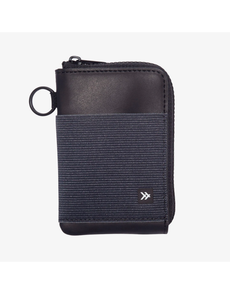 THREAD WALLETS Zipper Wallet in Black