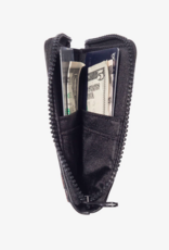 THREAD WALLETS Zipper Wallet in Black