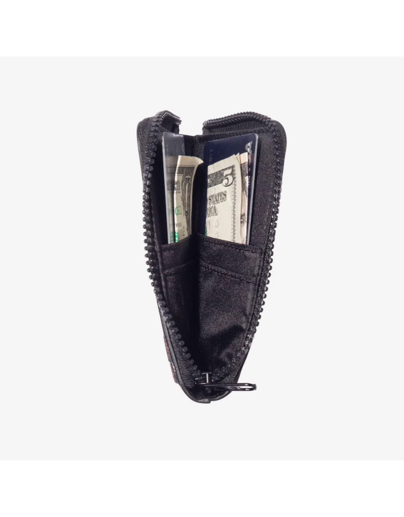 THREAD WALLETS Zipper Wallet in Black