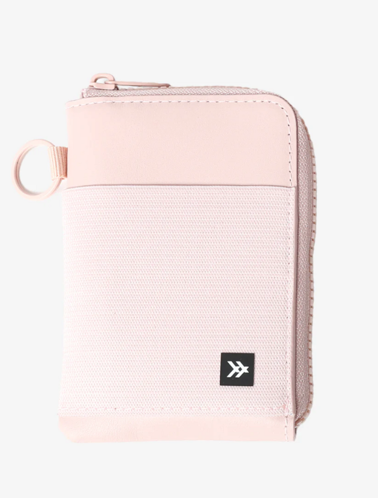 THREAD WALLETS Zipper Wallet in Rose Dust