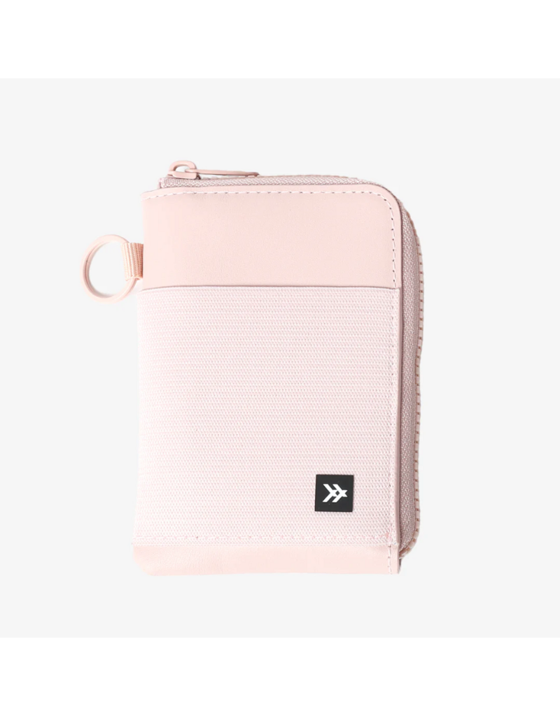 THREAD WALLETS Zipper Wallet in Rose Dust