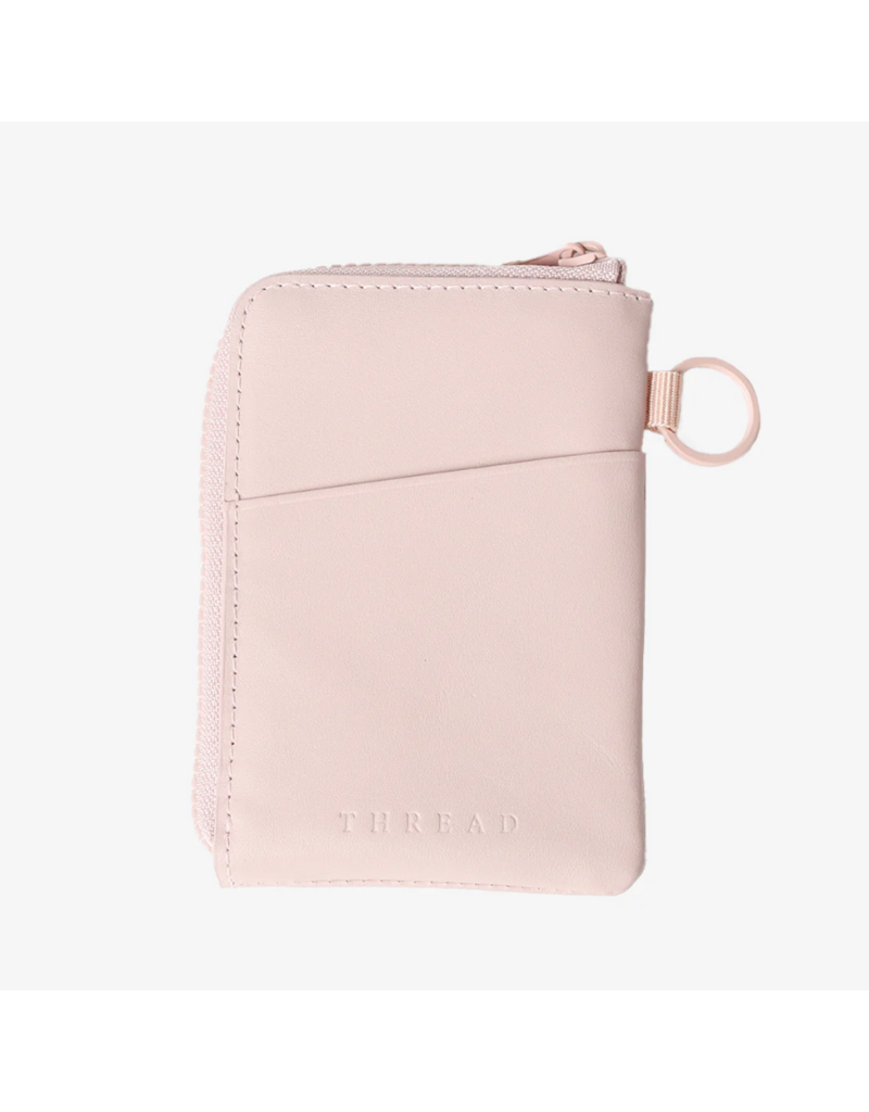 THREAD WALLETS Zipper Wallet in Rose Dust